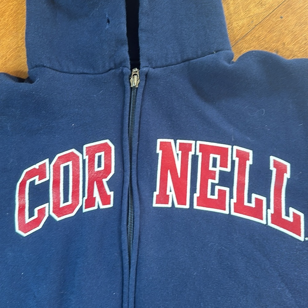 COPY - Cornell Zipper Hooded Sweatshirt - Picture 2 of 3